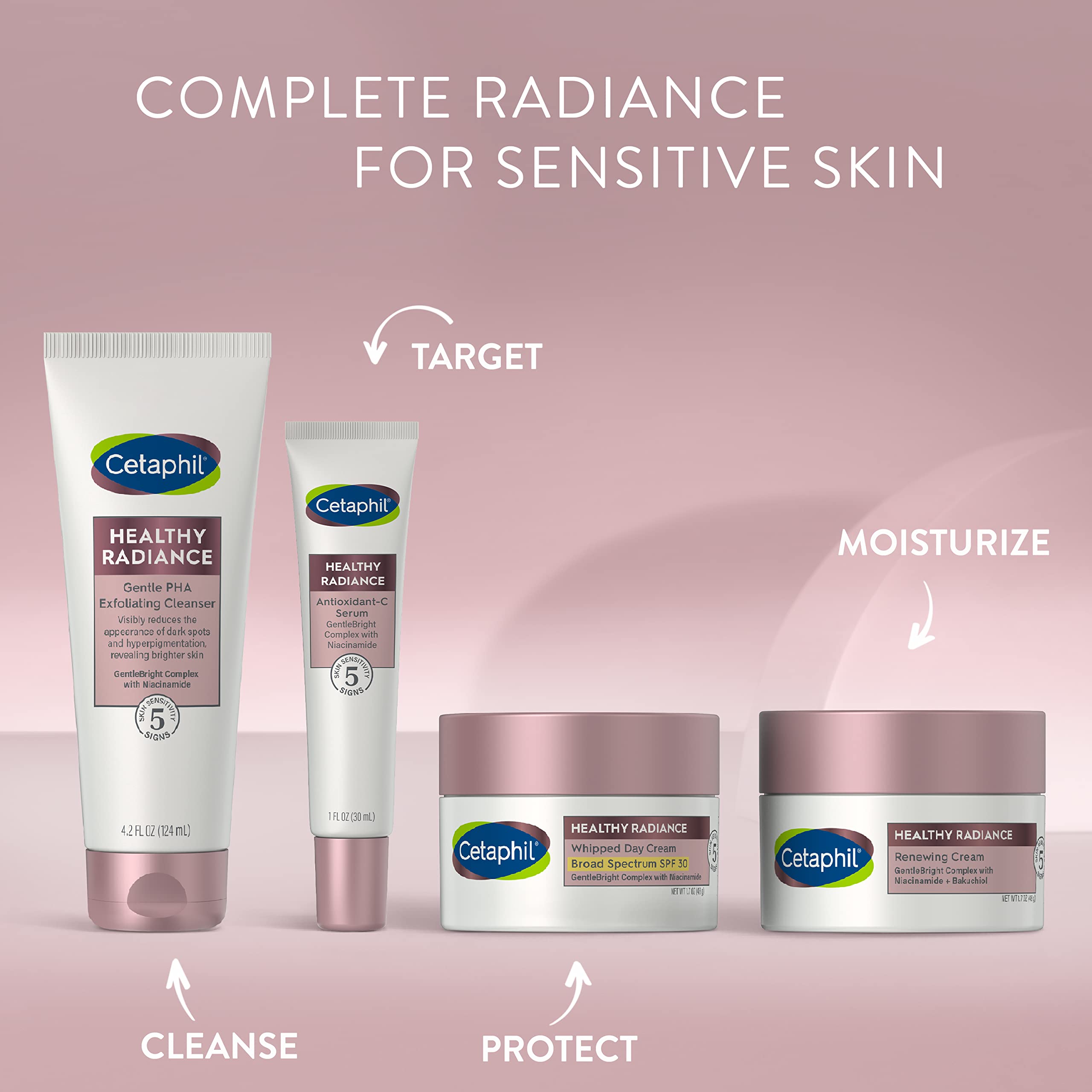 Cetaphil Healthy Radiance: fórmula hipoalergénica y no obstruye poros