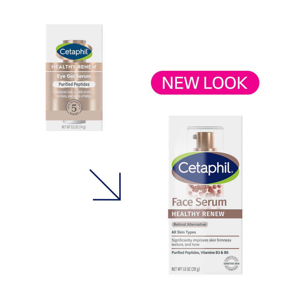 Cetaphil Healthy Renew Serum textura suave, absorción rápida para uso diario.