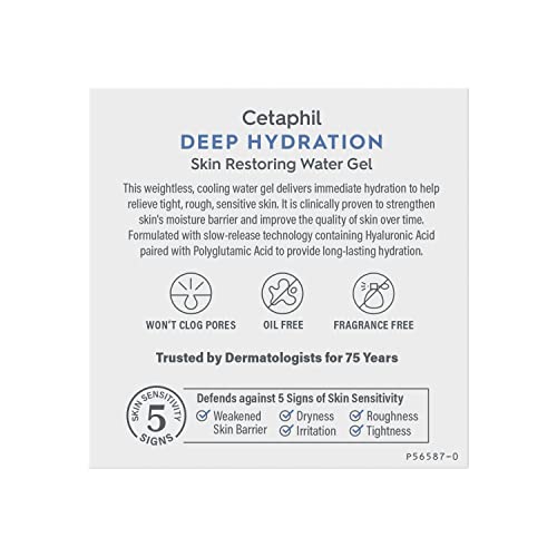 Aplicación del gel en la cara para hidratación rápida.