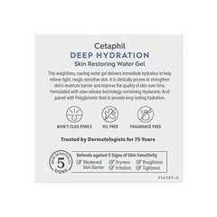 Aplicación del gel en la cara para hidratación rápida.