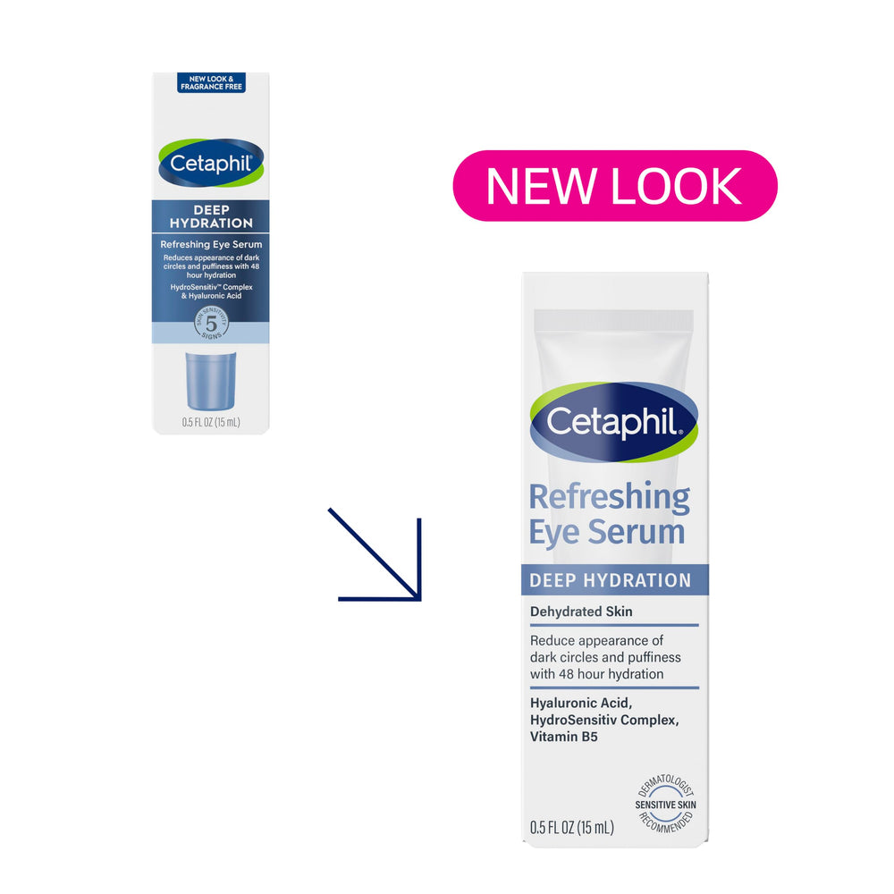 Cetaphil suero con ácido hialurónico y vitaminas para la zona ocular.