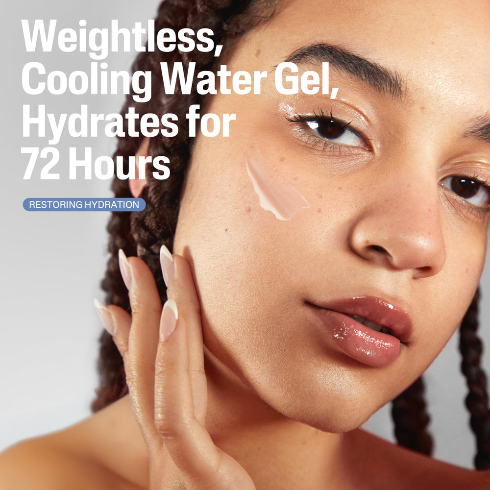 Aplicación en la piel muestra efecto refrescante.