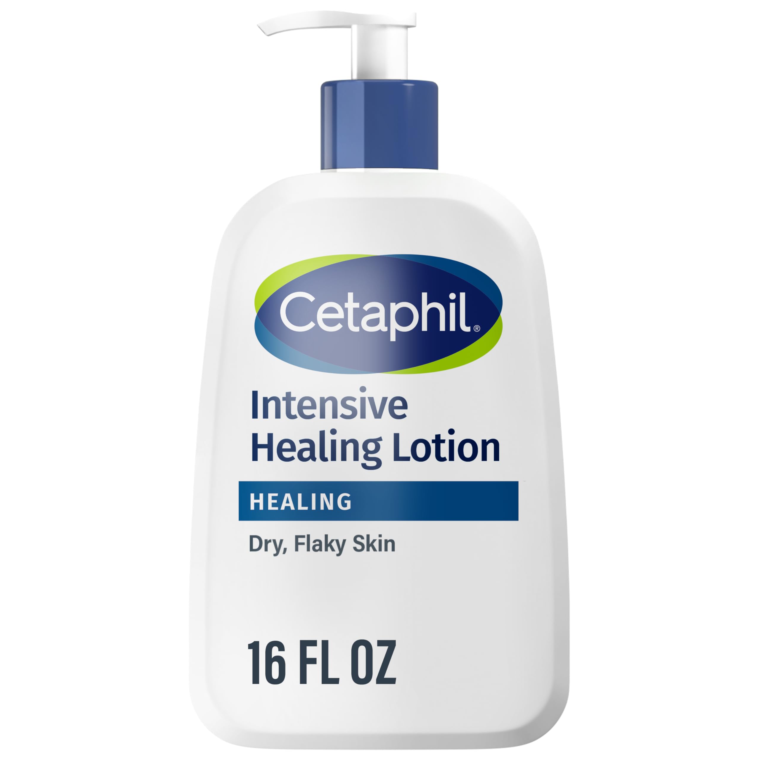 Cetaphil Intensive Healing Lotion bottle front showing ceramides for deep hydration.