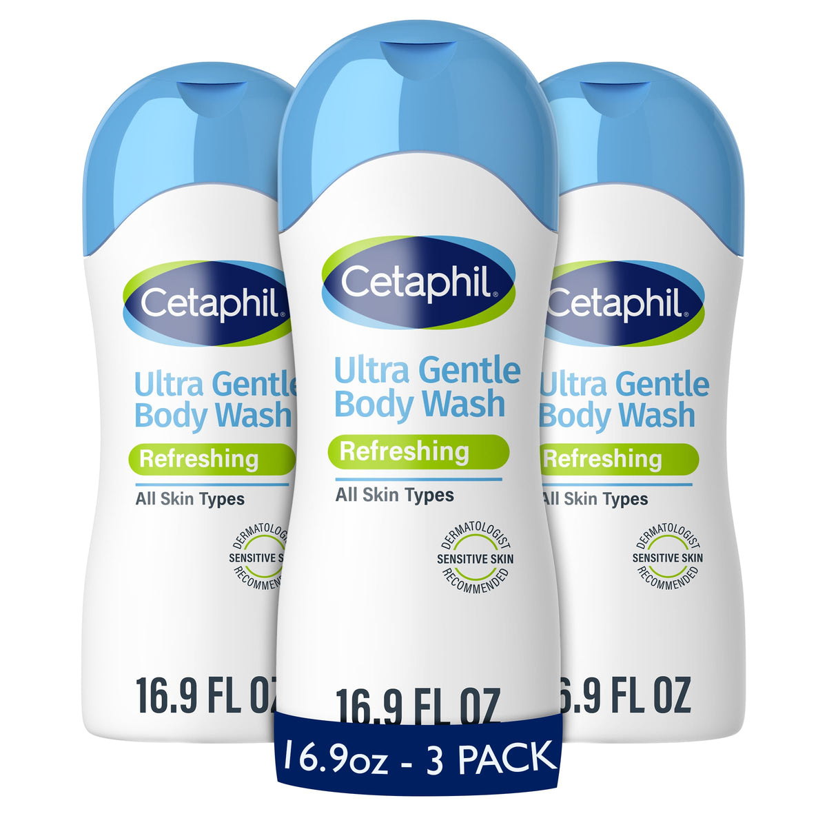 Cetaphil Lavado Corporal frasco, cuidado suave para piel sensible