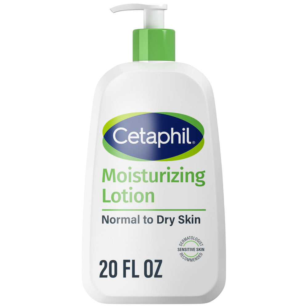 Cetaphil loción hidratante para cara y cuerpo, rápida absorción y uso diario.