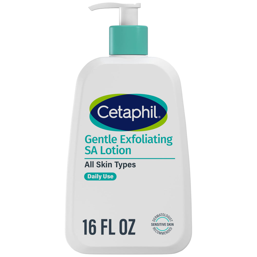 Cetaphil Loción suave exfoliante SA: botella con dosificador para uso diario.