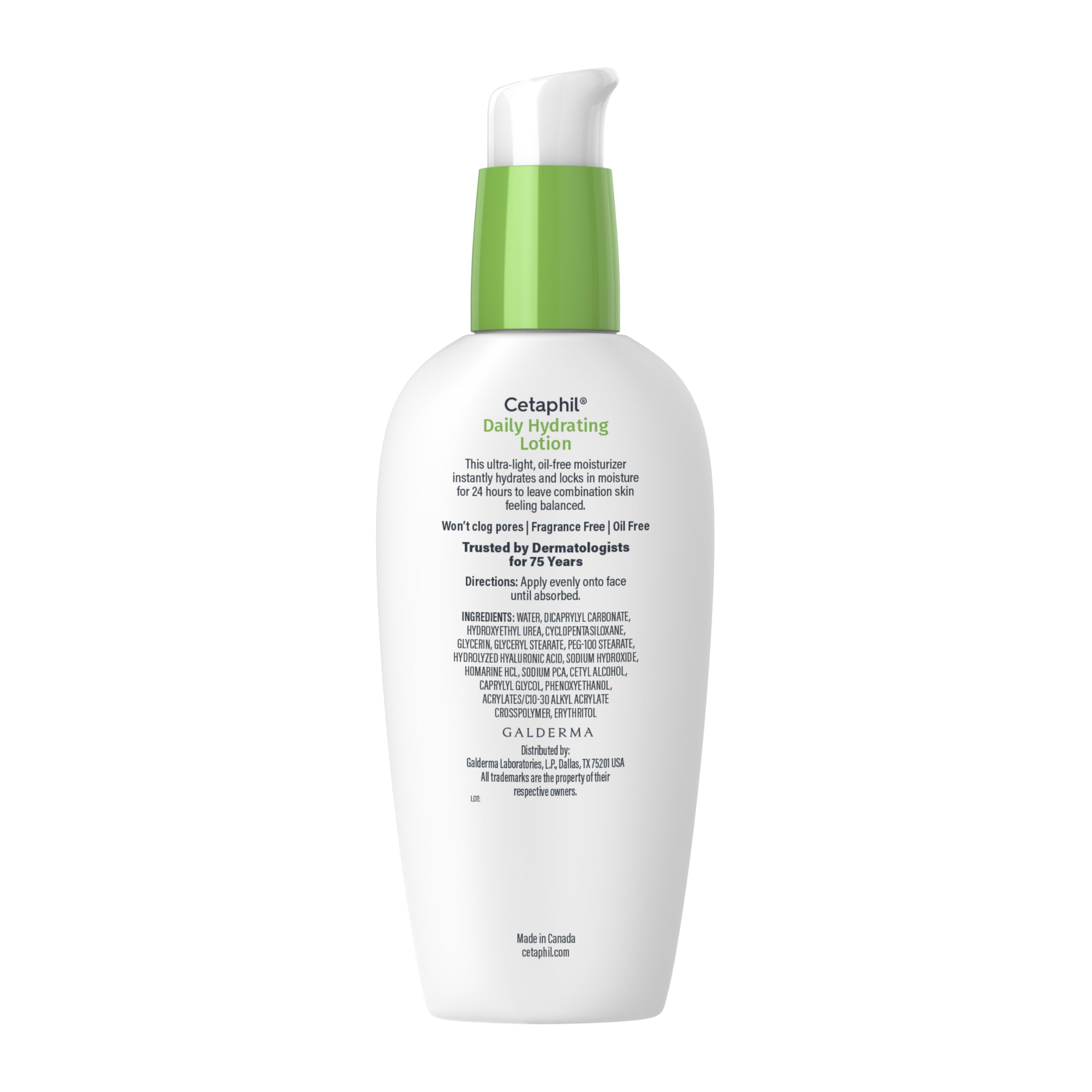 Cetaphil fórmula no comedogénica, apta para piel propensa a imperfecciones.