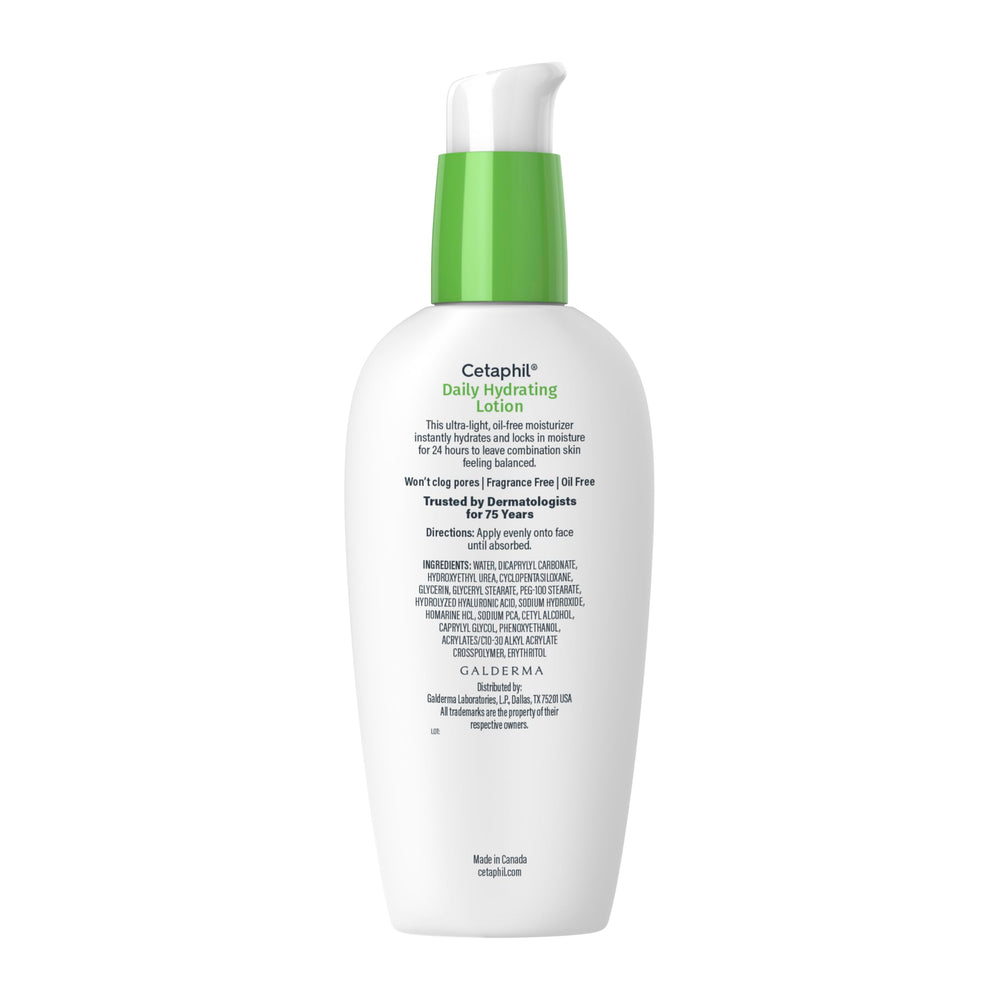 Cetaphil fórmula no comedogénica, apta para piel propensa a imperfecciones.