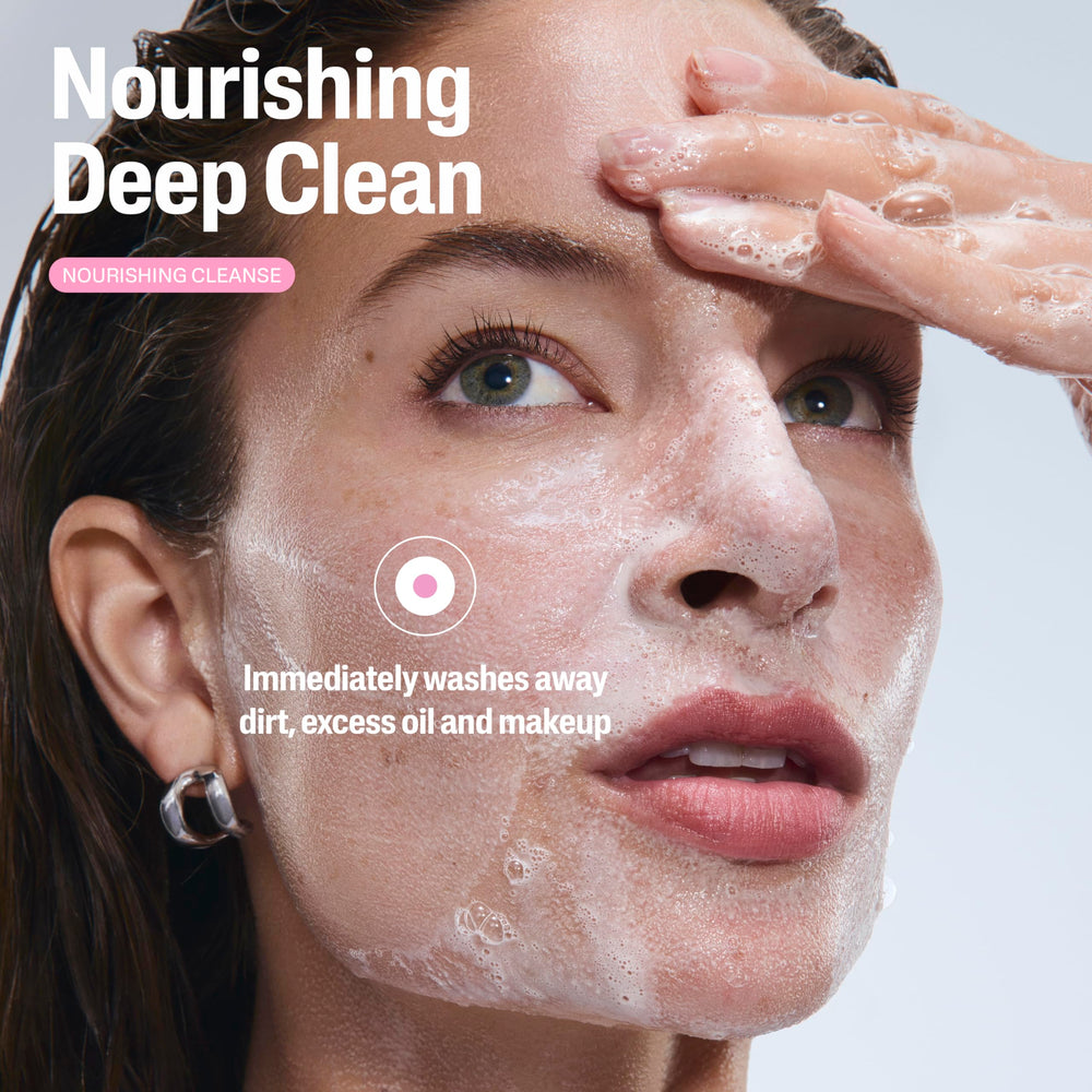Cetaphil Nourishing Oil to Foam Cleanser removes makeup and sunscreen effectively
