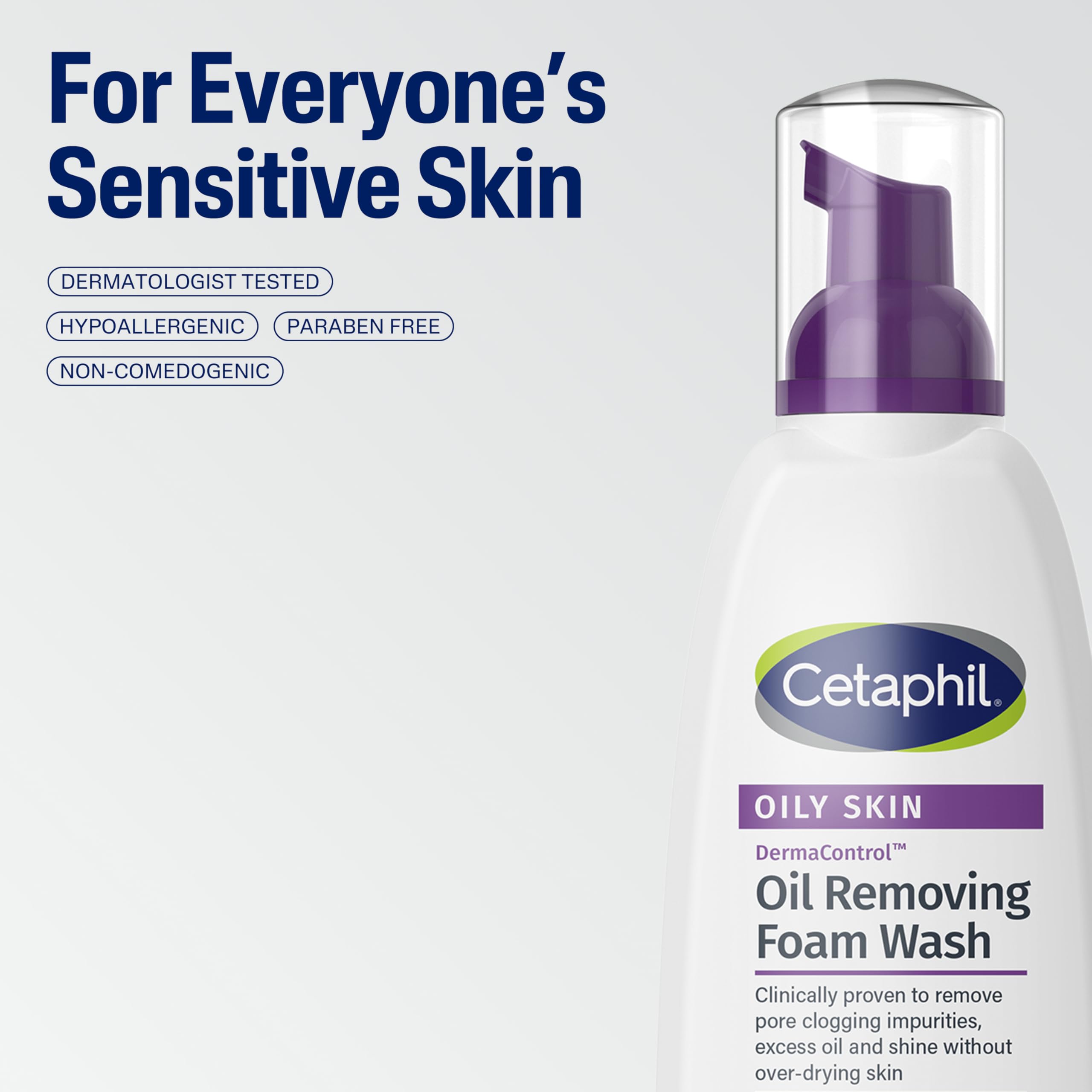 Cetaphil Pro Foam Wash gel-to-foam transition in use.
