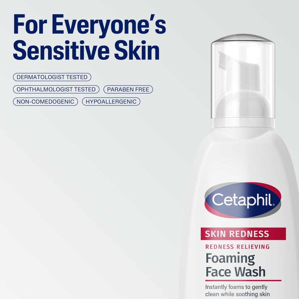 Cetaphil: reduccion de rojez con formula no comedogenica.