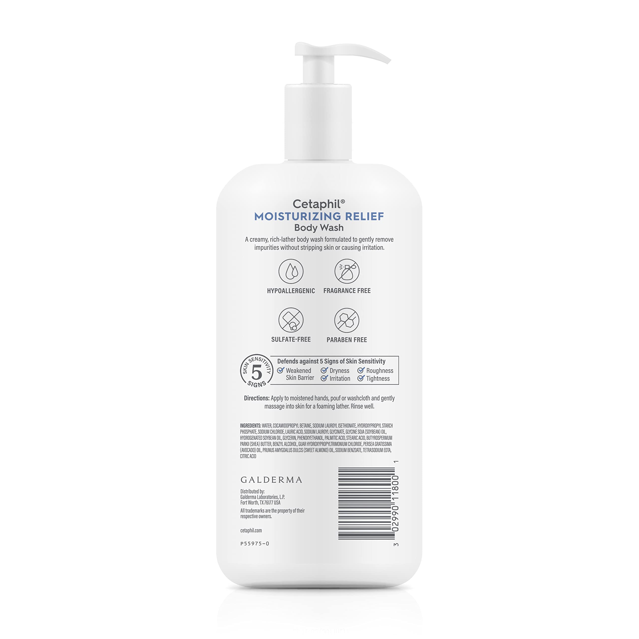 Cetaphil, ayuda a restaurar la barrera de hidratación de la piel.
