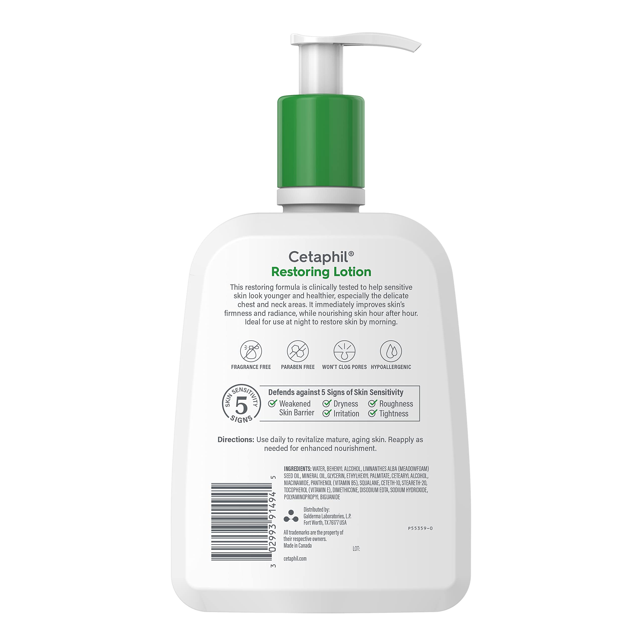 Cetaphil Restoring Antioxidants: fórmula sin fragancia para piel sensible.