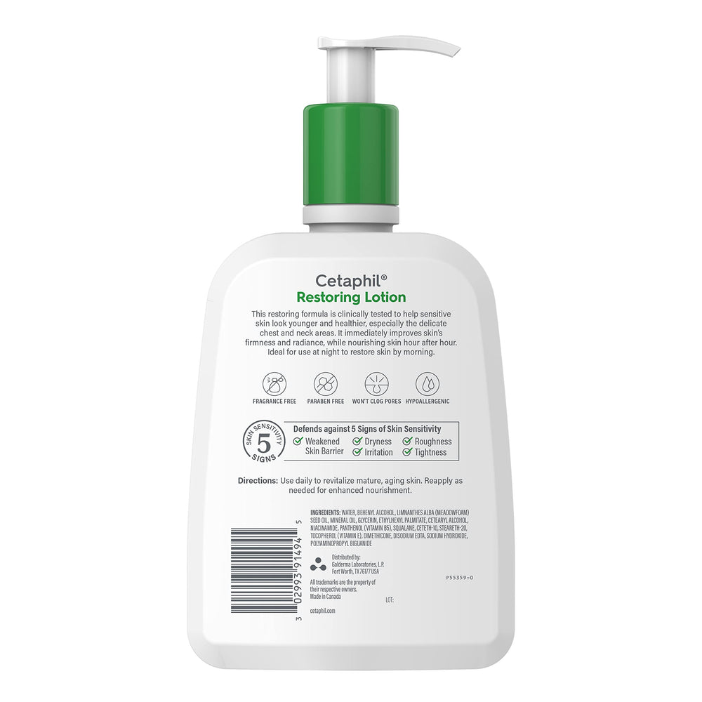 Cetaphil Restoring Antioxidants: fórmula sin fragancia para piel sensible.