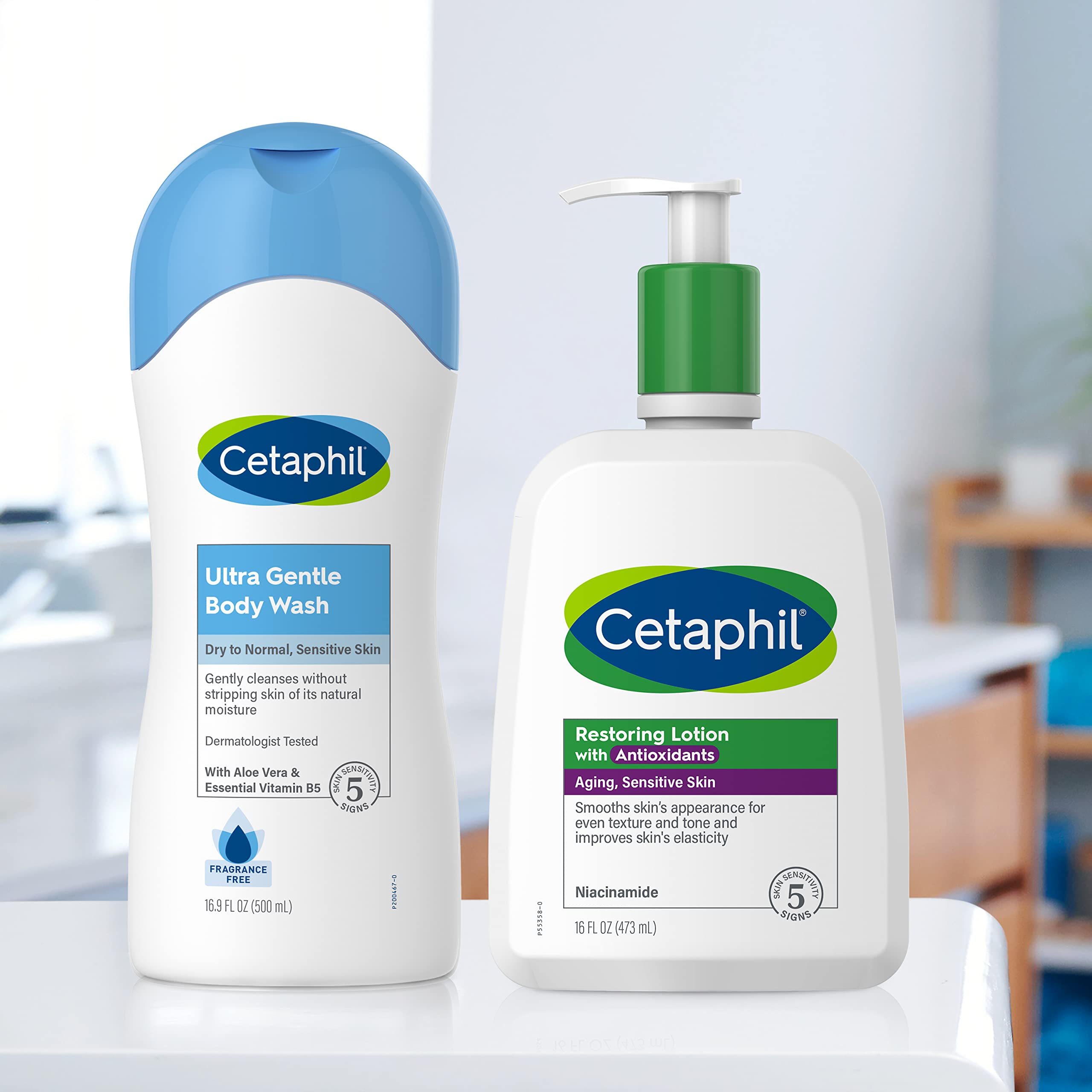 Cetaphil Restoring Antioxidants: rutina diaria para piel madura y sensible.