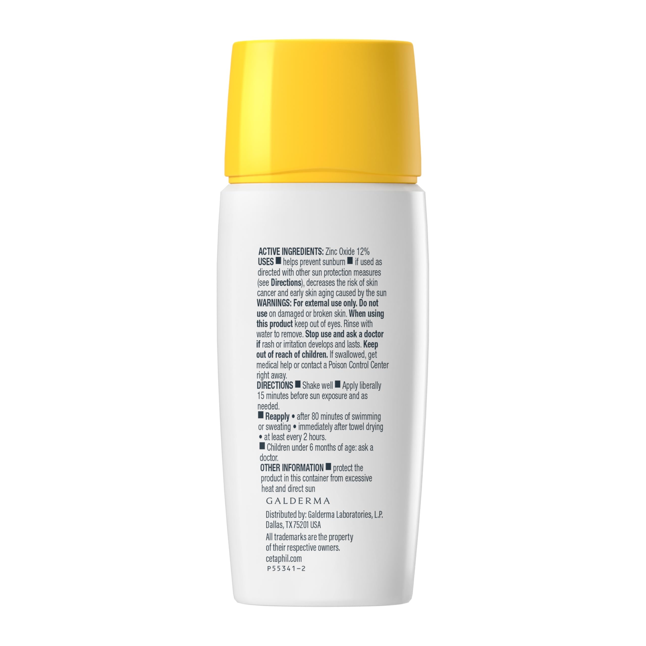 Cetaphil Sheer Mineral resistente al agua hasta 80 minutos para días activos.
