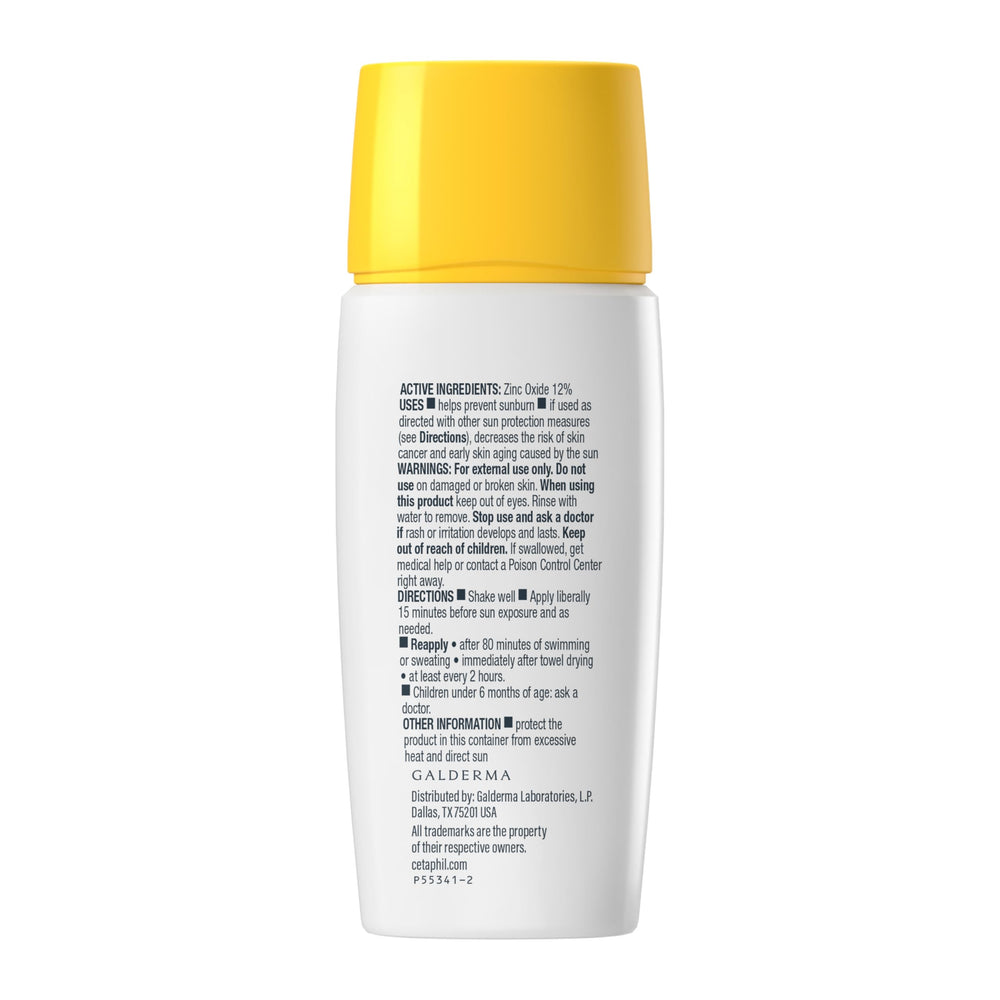 Cetaphil Sheer Mineral resistente al agua hasta 80 minutos para días activos.