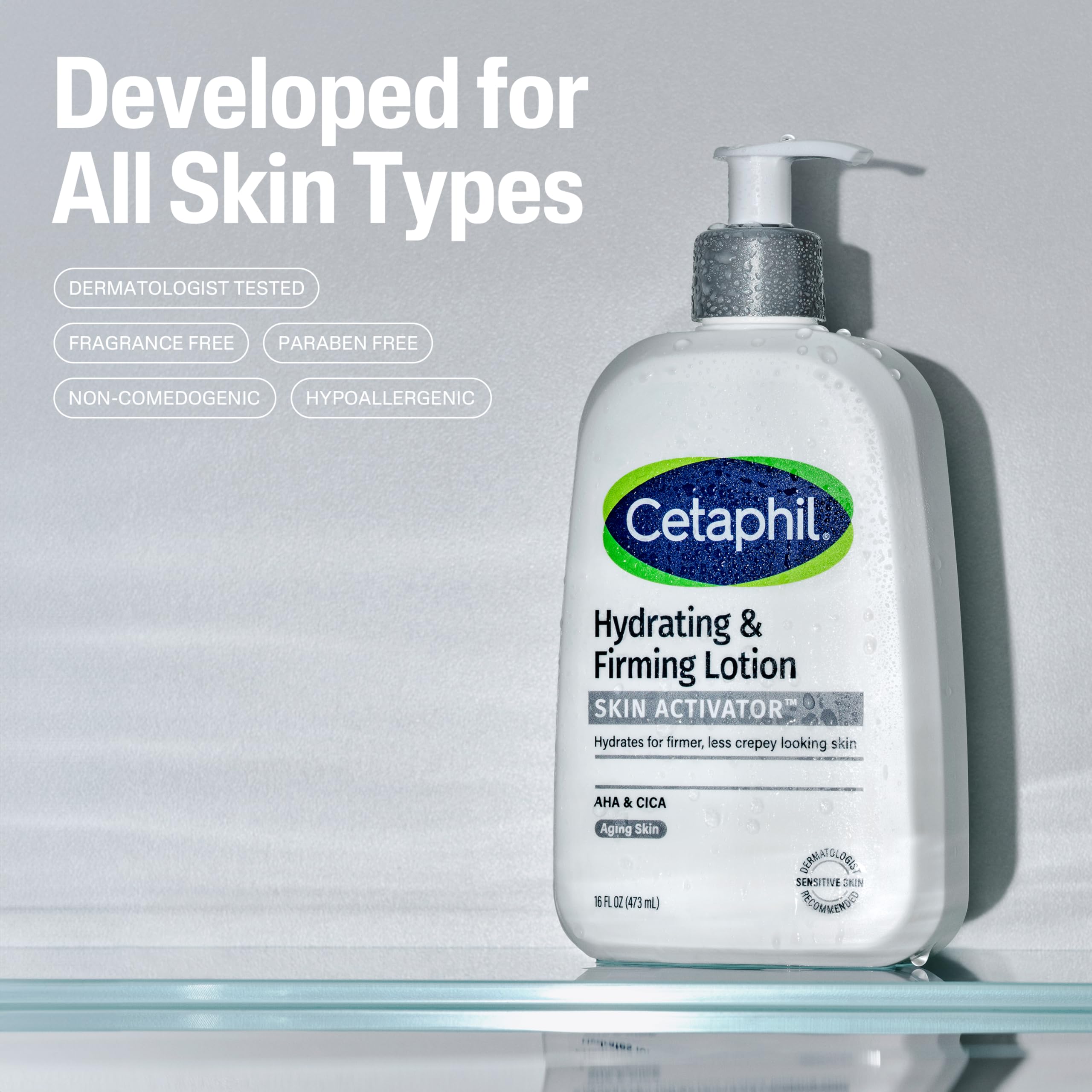 Cetaphil Skin Activator Aplicación Mano: aplicación suave y rápida.