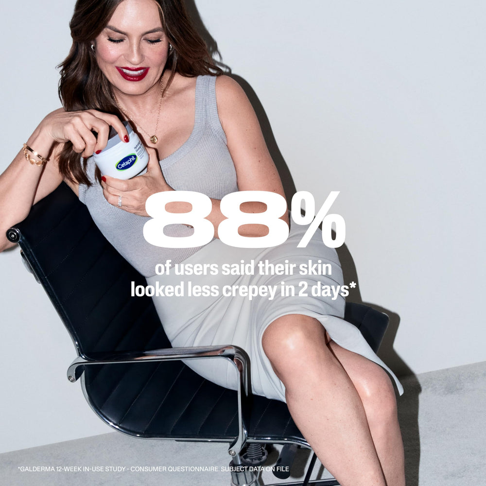Skin appears hydrated and smooth after applying Cetaphil Activator.