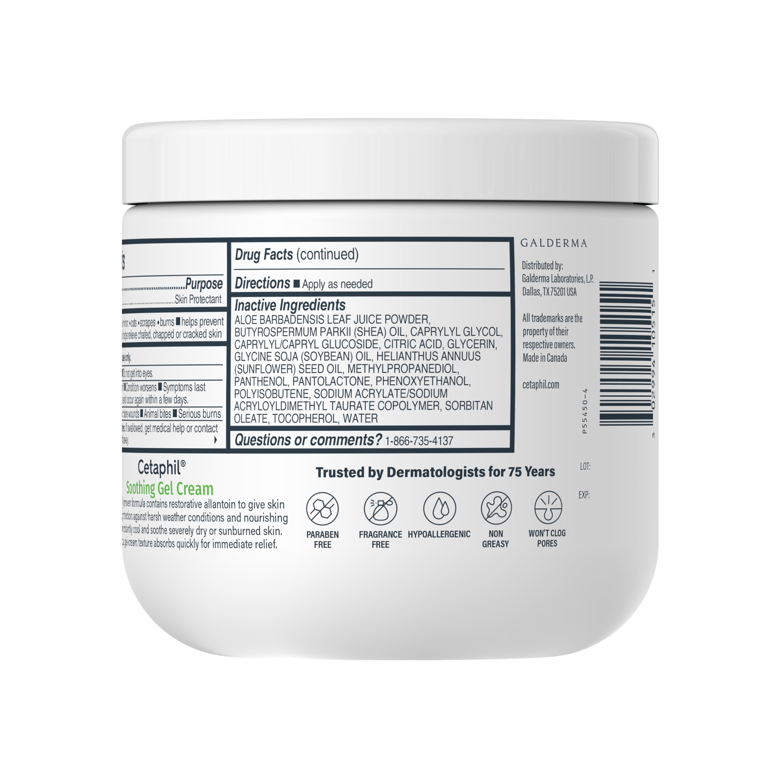 Dispensing cream from pump on Cetaphil Aloe Gel-Cream bottle for easy use.