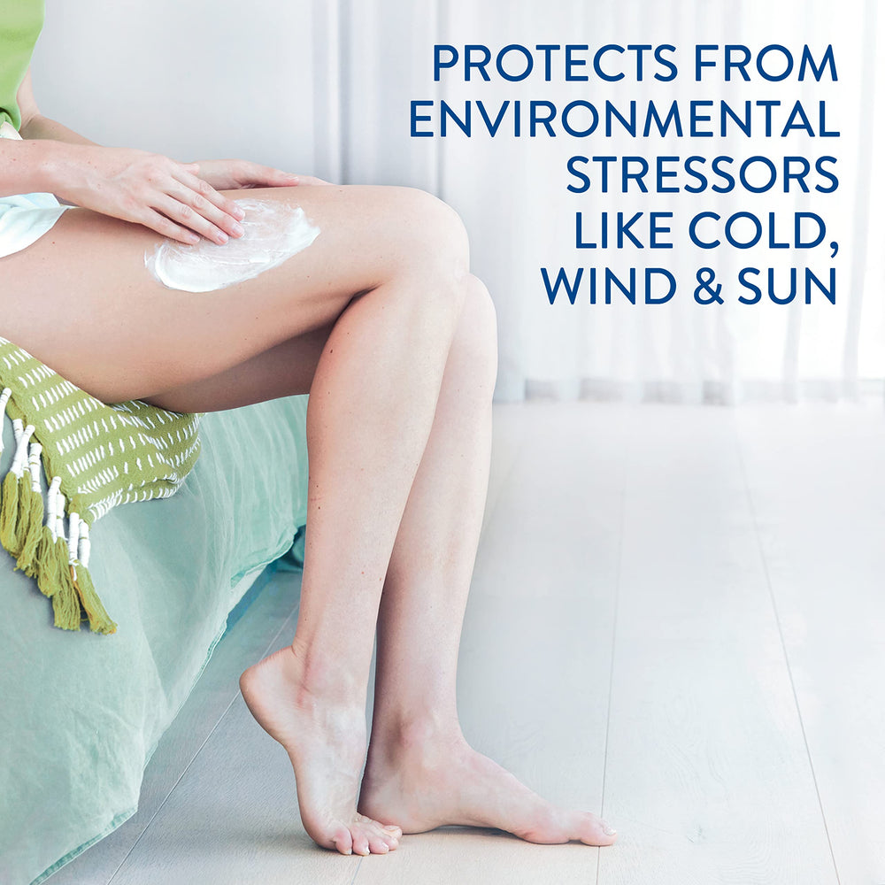 Outdoor setting with Cetaphil Aloe Gel-Cream highlighting environmental protection concept.