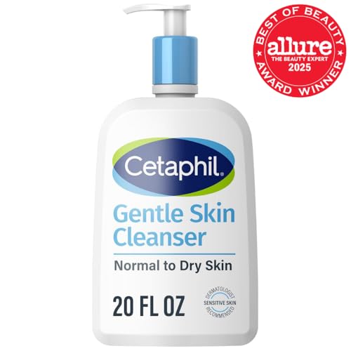Textura cremosa de Cetaphil limpia sin irritar.