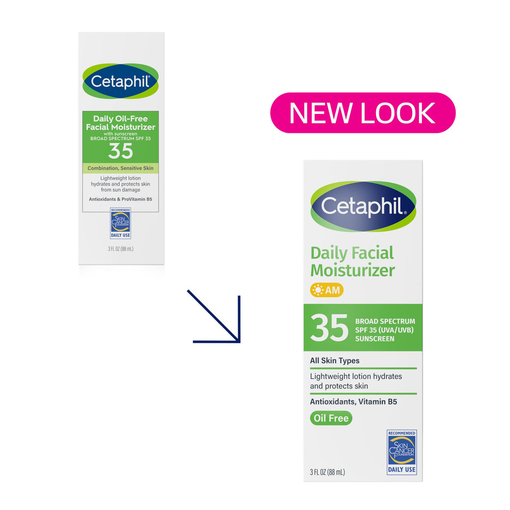 Cetaphil textura ligera y de absorción rápida, ideal para rutina diaria.