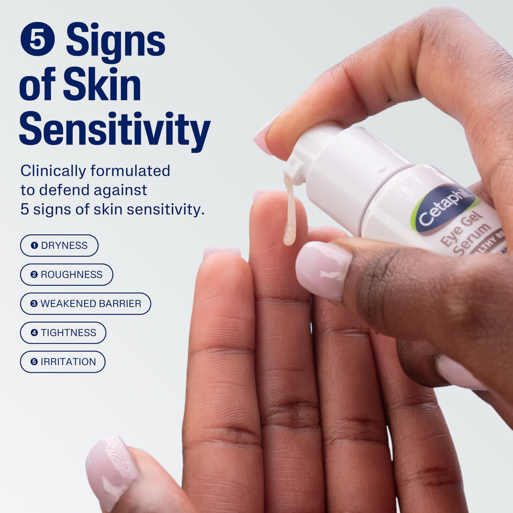 Textura ligera del gel ocular, absorción rápida y limpia.