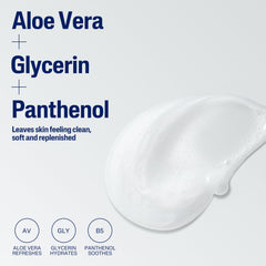 Etiqueta hipoalergénica de Cetaphil Ultra Gentle para menor irritación.