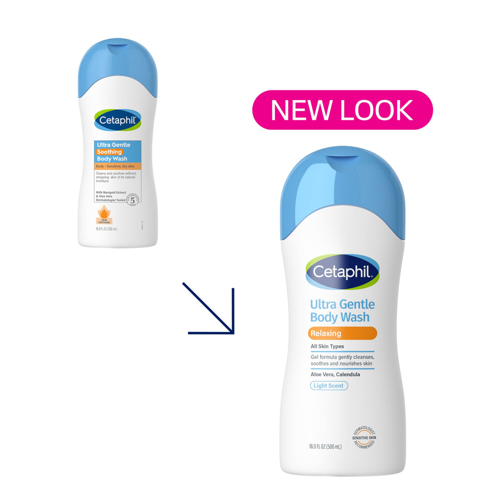 Cetaphil con aloe vera para hidratación suave en la ducha
