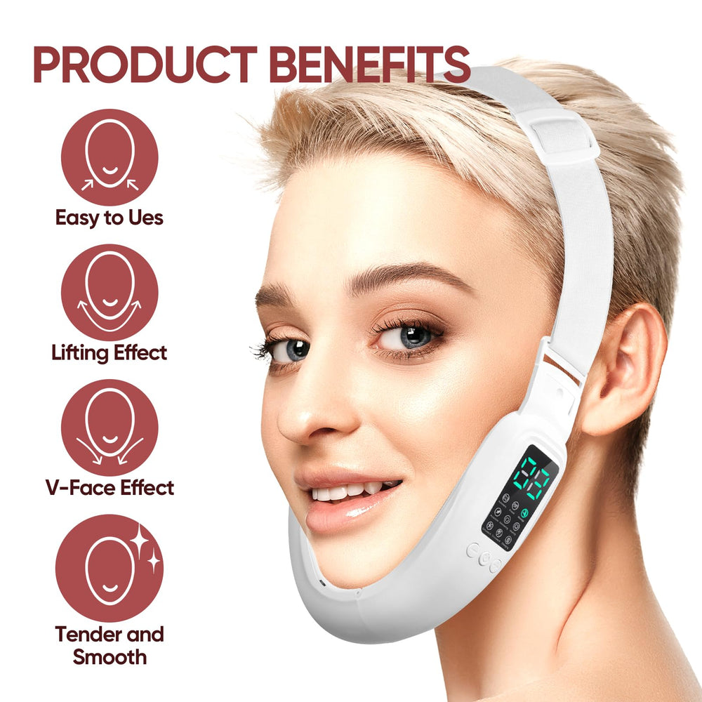 Ceymodir Intelligent V-Face device side view showing lightweight wear.