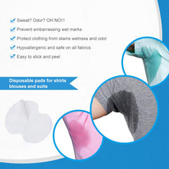 CFGROW diseño unisex de almohadillas para axila, cómodo y discreto