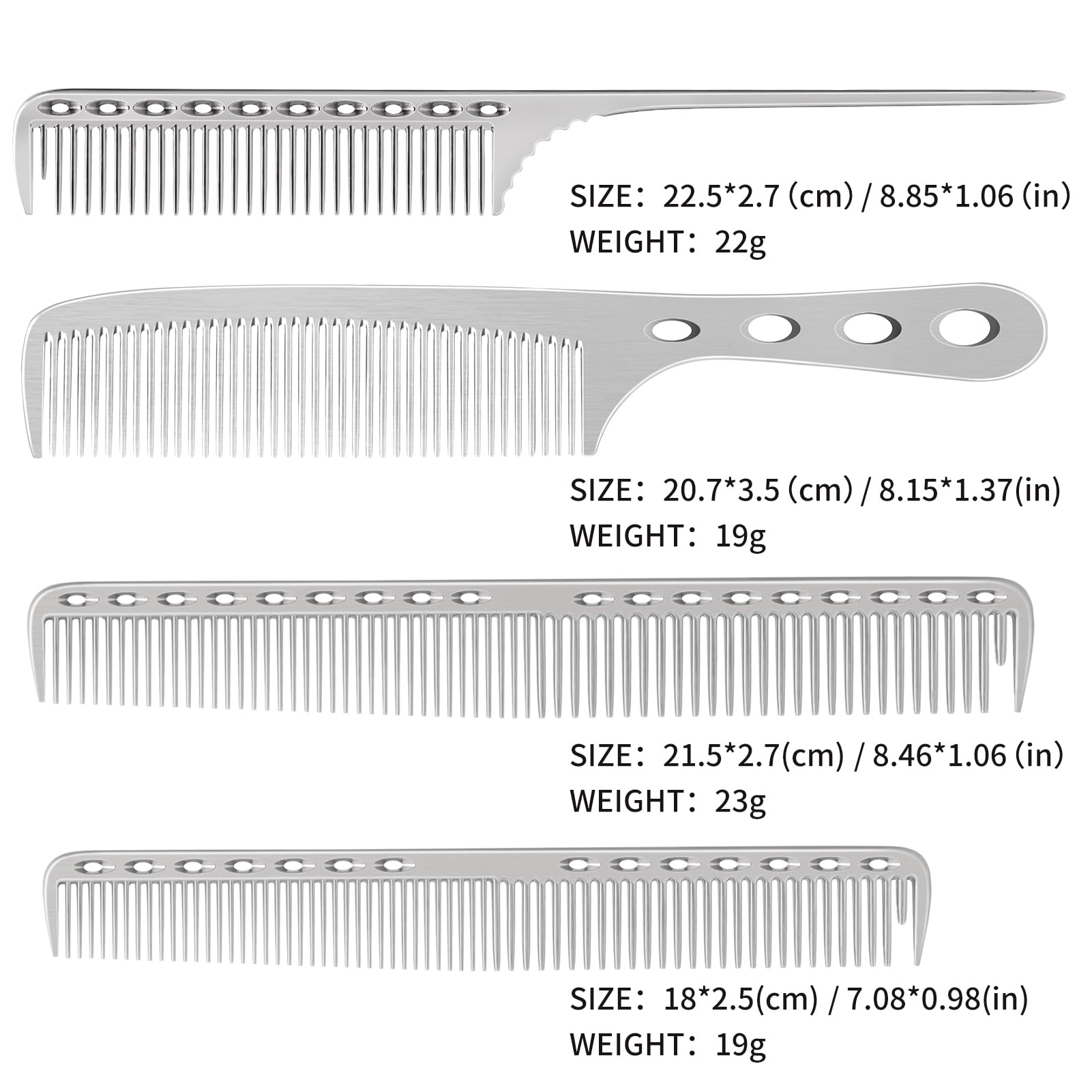 CGBARBER long hair cutting comb helps control length and layering.