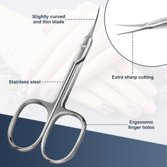 CGBE surgical-grade stainless steel cuticle nippers for durable, smooth trims