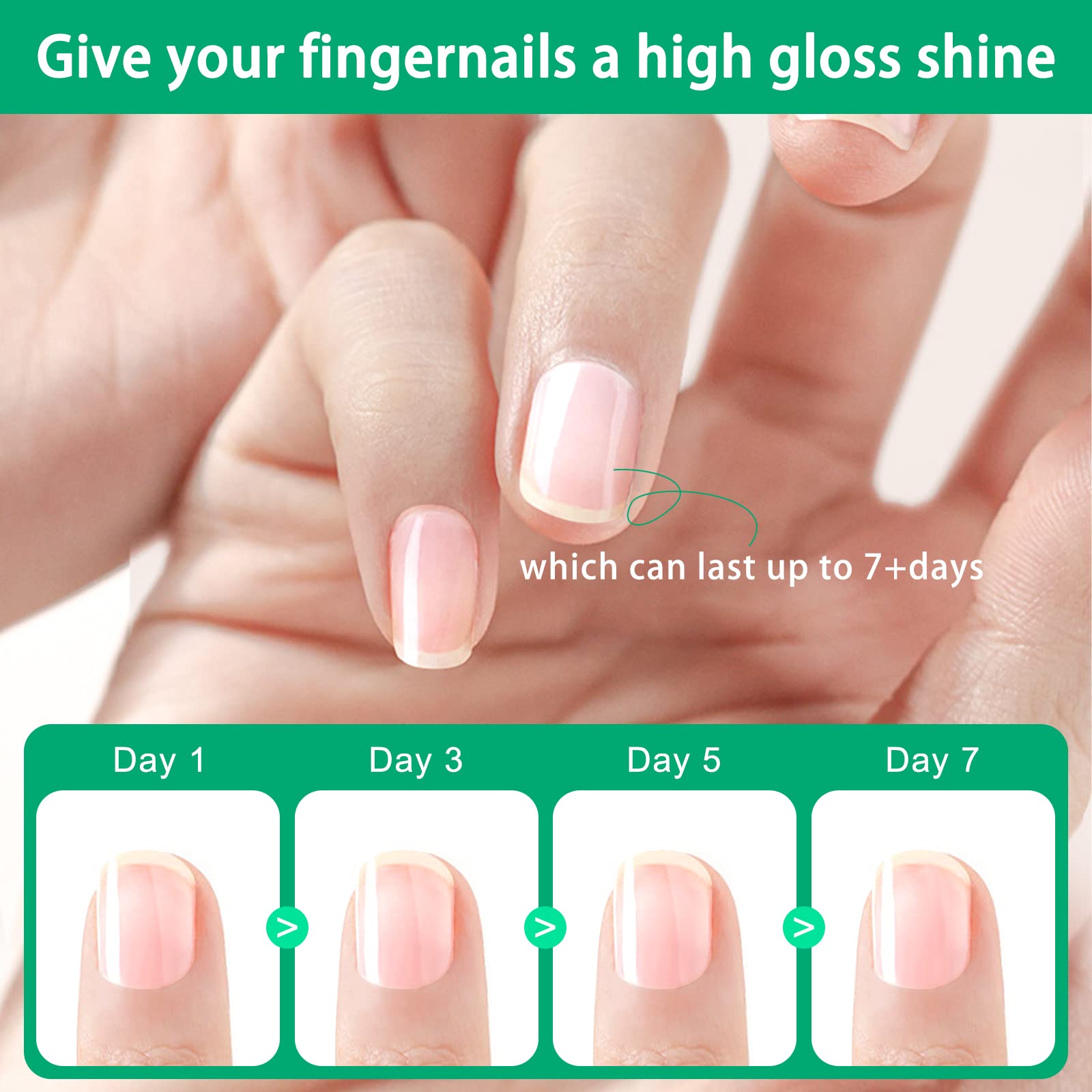 CGBE nail buffer before polish for salon-quality finish.