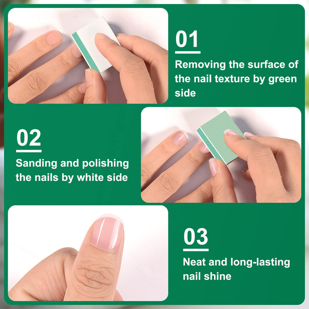 CGBE soft EVA foam buffer for gentle natural-nail buffing.