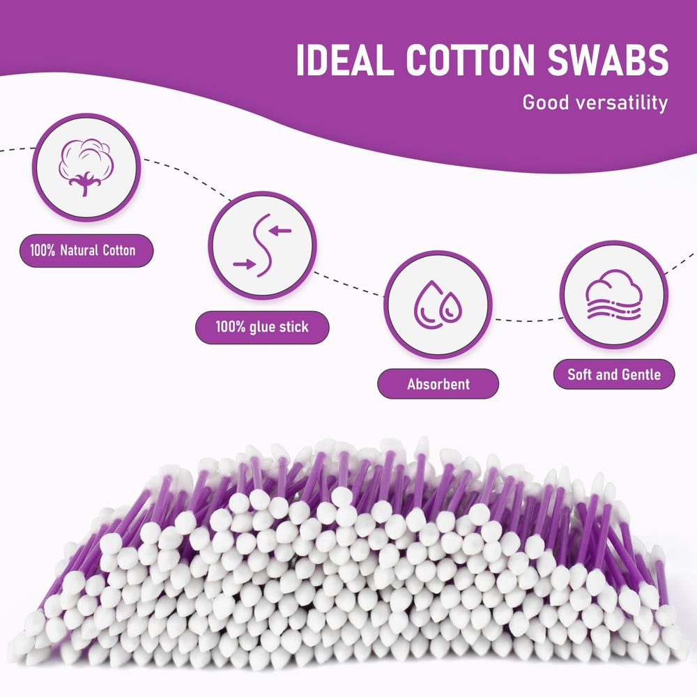 CGR cotton swabs detail work for nail art precision.