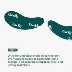 Chaddy Endlessly Reusable Eye Mask demonstrates enhanced serum absorption.