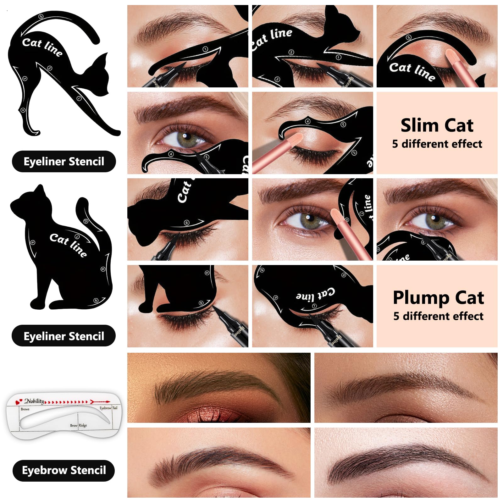 CHAFFUL mascara wand defines lashes with volume.