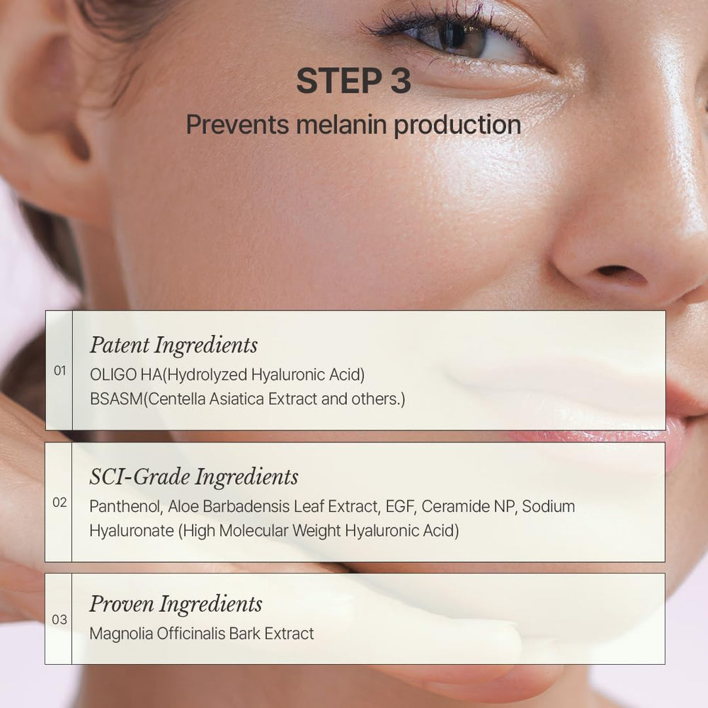 CHALLANS DE PARIS Albarosa ampoule ready for makeup prep with quick absorption.