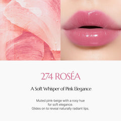 CHALLANS DE PARIS Jewel Complex Diamond Ruby Pearl close-up enhances lip radiance.