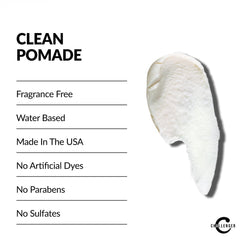 Challenger Crema Pomada sin fragancia, acabado mate en peinado corto a mediano.