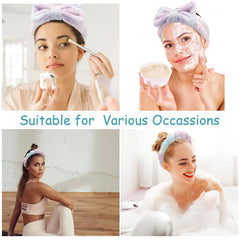 Chanaco accesorio para cabello durante ducha y lavado facial.