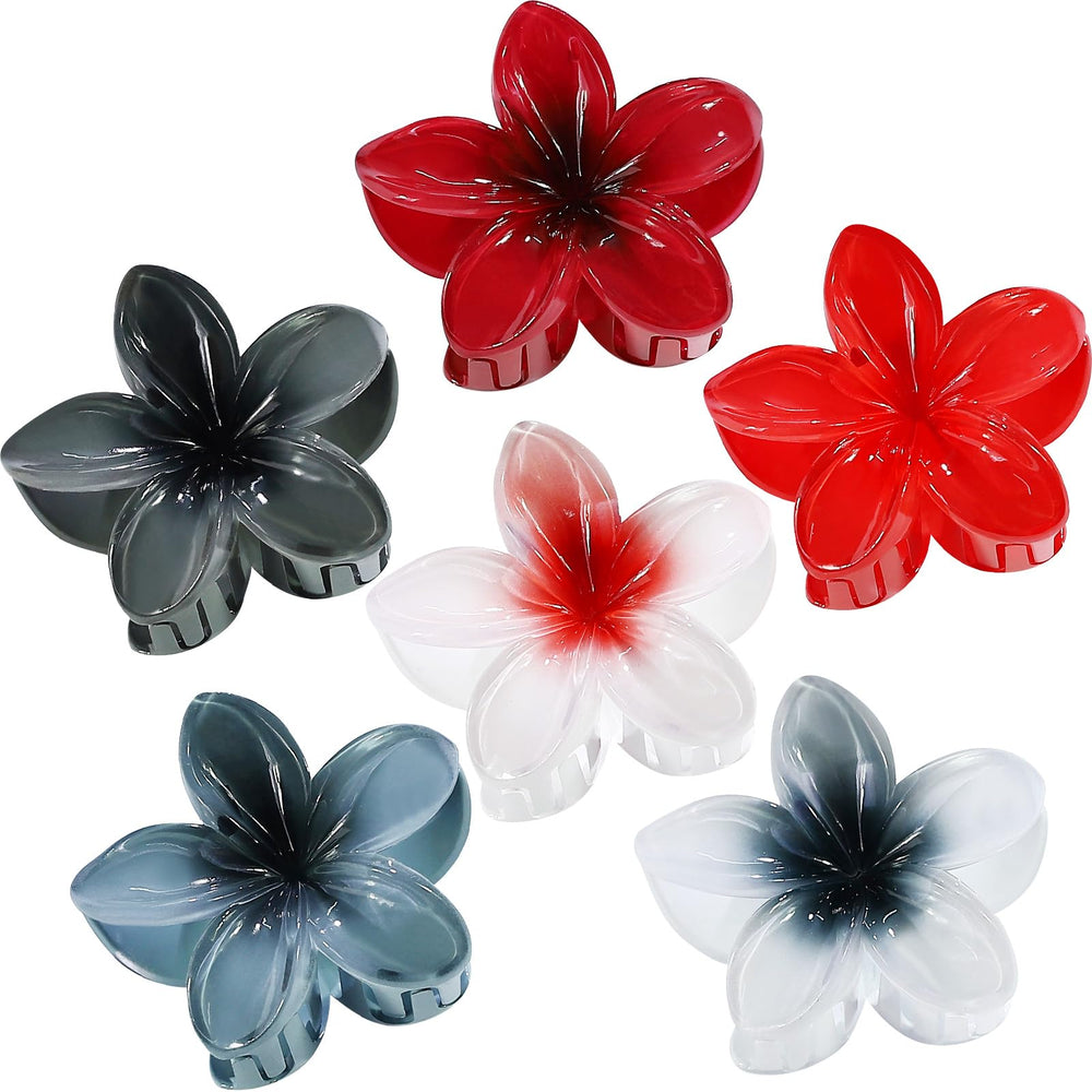 CHANDAT Clips de flores hibisco Hawaii 01 para peinados veraniegos duraderos