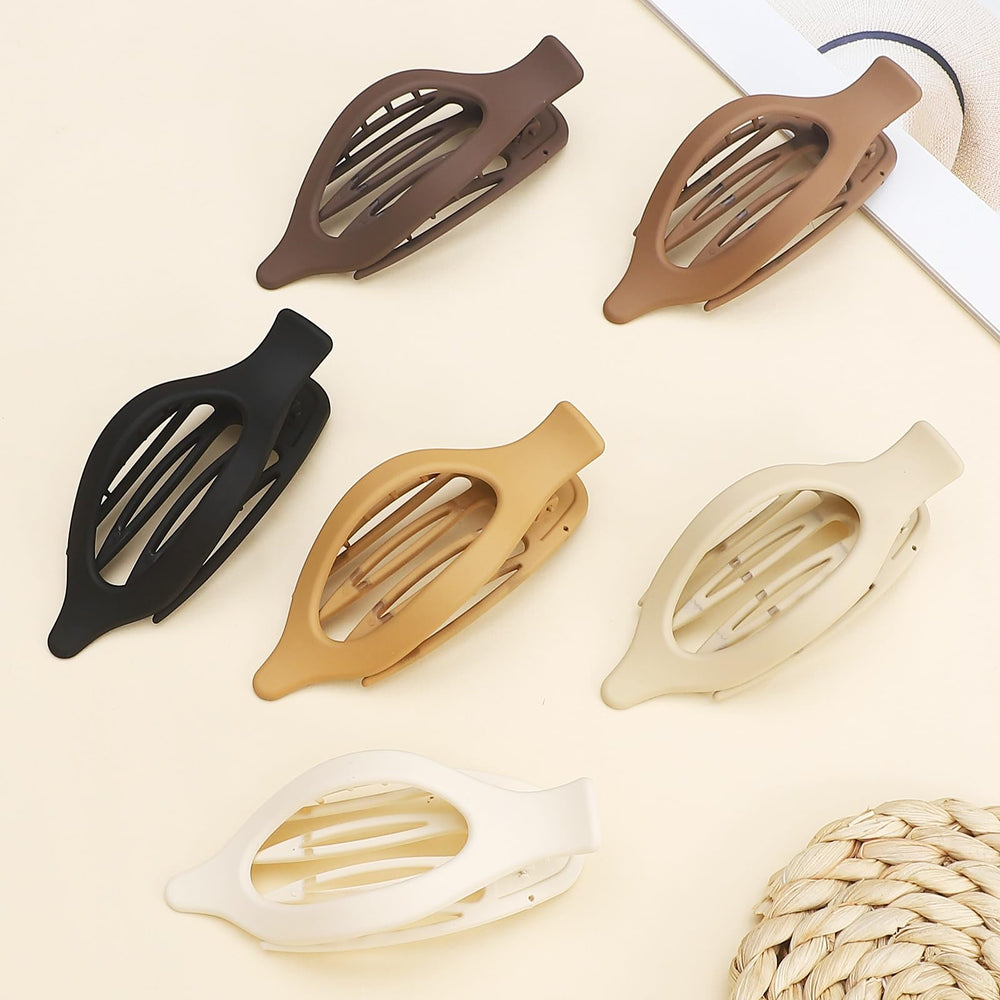 CHANDAT smooth-curve flat clip with gentle grip avoids pulling the scalp.