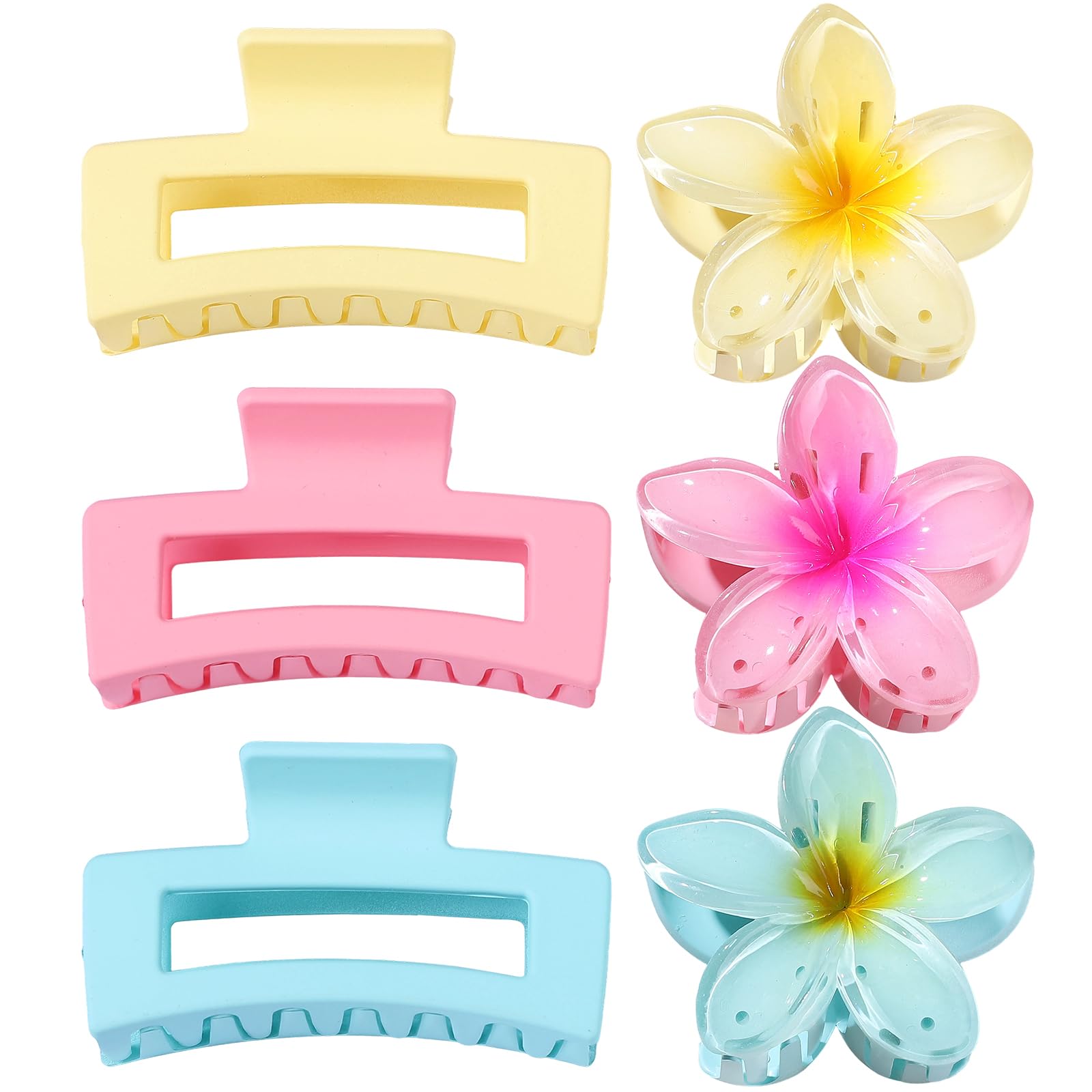 CHANDAT Hawaiian vacation-ready clip set ideal for travel styling