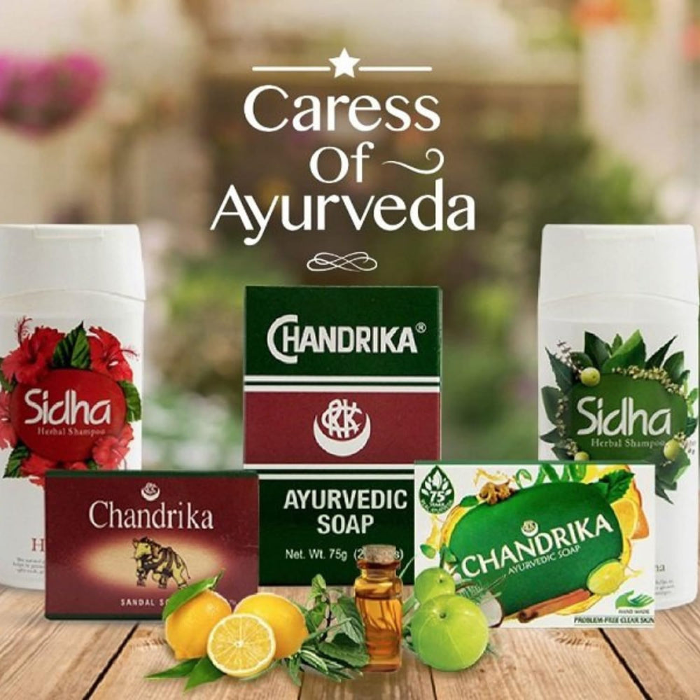 Chandrika Pack 4 barras, ideal para sus rutinas de higiene compartidas.