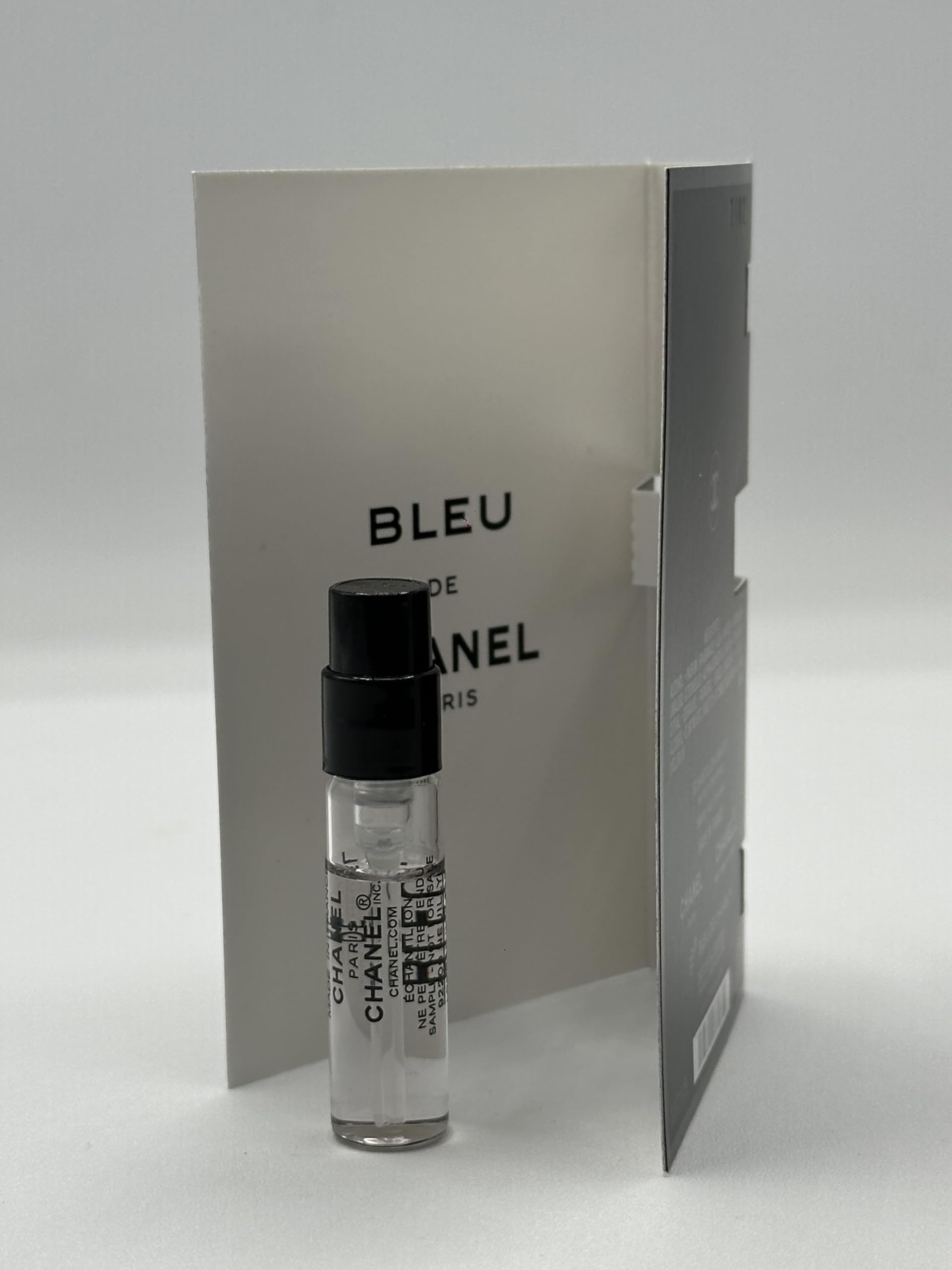CHANEL Bleu de Parfum Pour Homme sample foil, portable tester for travel