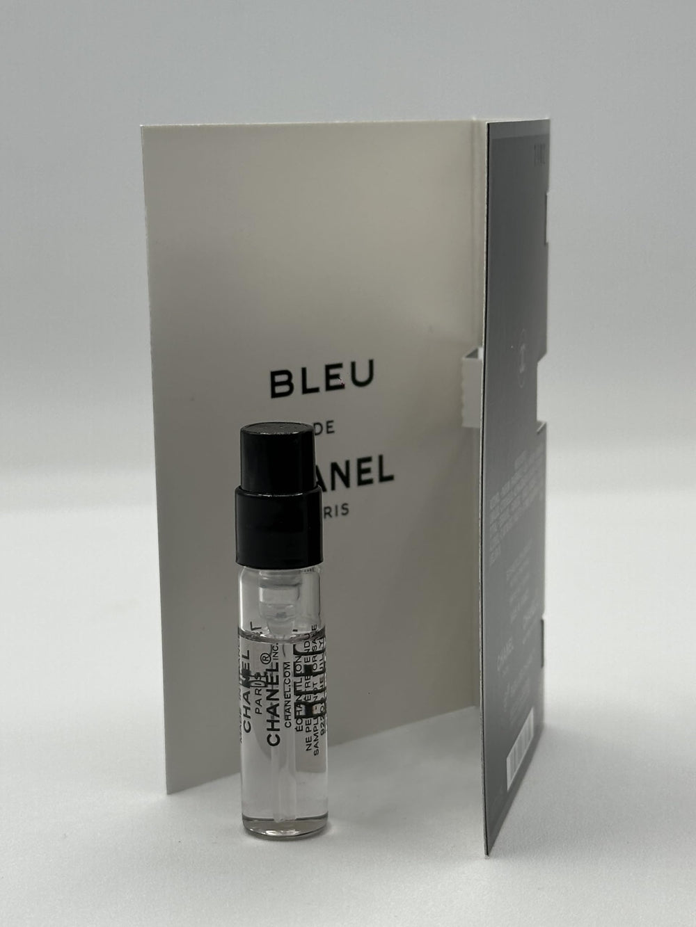 CHANEL Bleu de Parfum Pour Homme sample foil, portable tester for travel