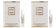 CHANEL Coco Mademoiselle Intense amber fragrance in a mini vial for travel testing